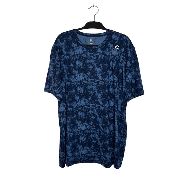 Rhoback Shirts Rhoback Mens Performance Athletic Stretchy Golf Gym